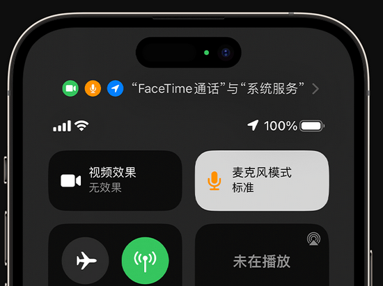 张港镇苹果授权维修网点分享iPhone在通话时让你的声音更清晰 