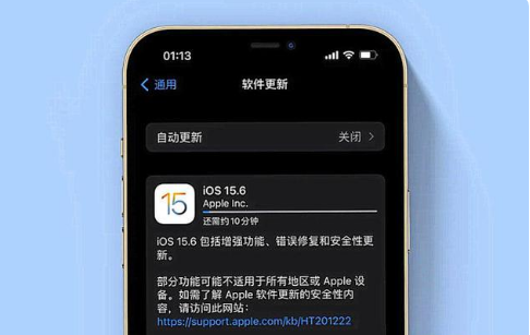 张港镇苹果手机维修分享iOS 15.6续航怎么样 